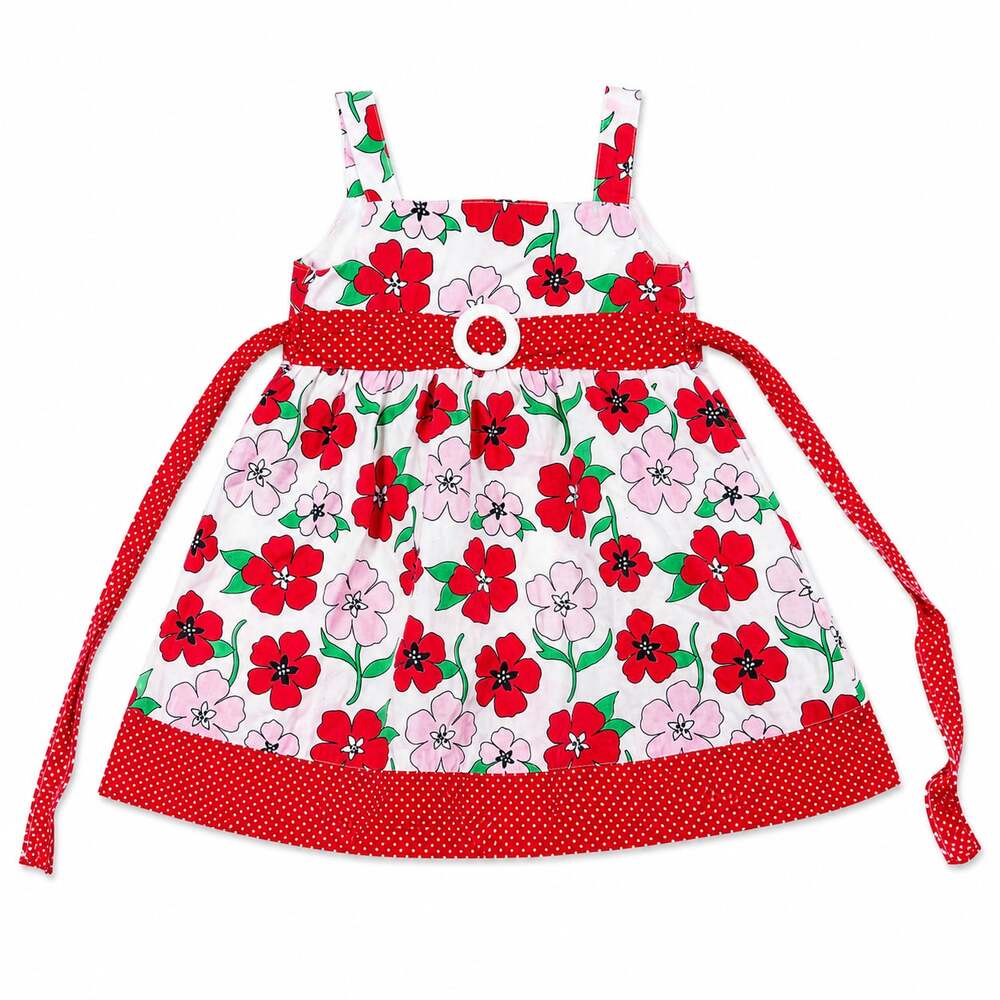 Park Bench Kids Toddler Girls Floral Print Sleeveless Summer Dress Size 2T